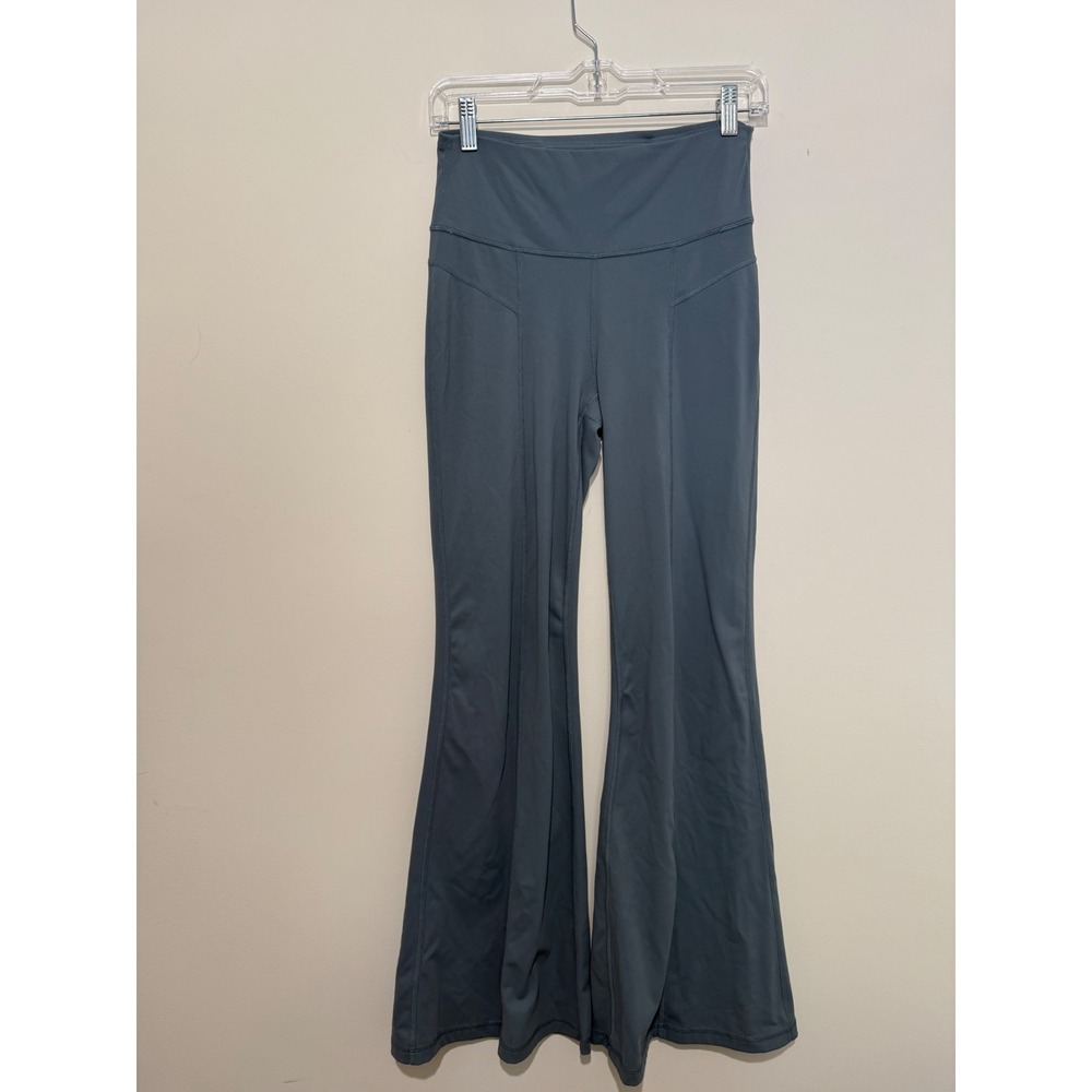 JoyLab Womens High Rise Flare Leggings Slate Blue Gray Small VN1247024